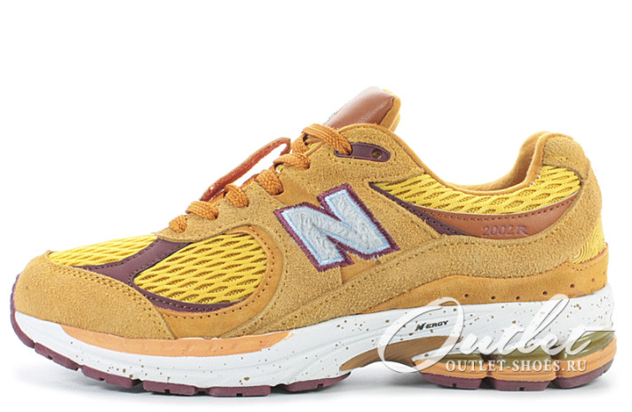 Кроссовки New Balance 2002R Salehe Bembury Peace Be The Journey ML2002R1 желтые