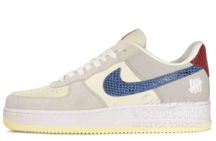 Кроссовки Nike Air Force 1 Low SP Undefeated 5 Dunk vs AF1 DM8461-001 серые