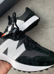 Кроссовки New Balance MS327CPG Black White живое фото 3